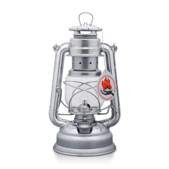 Lampe-tempête Feuerhand 276 galvanisé (huile pour lampe 1L fourni)