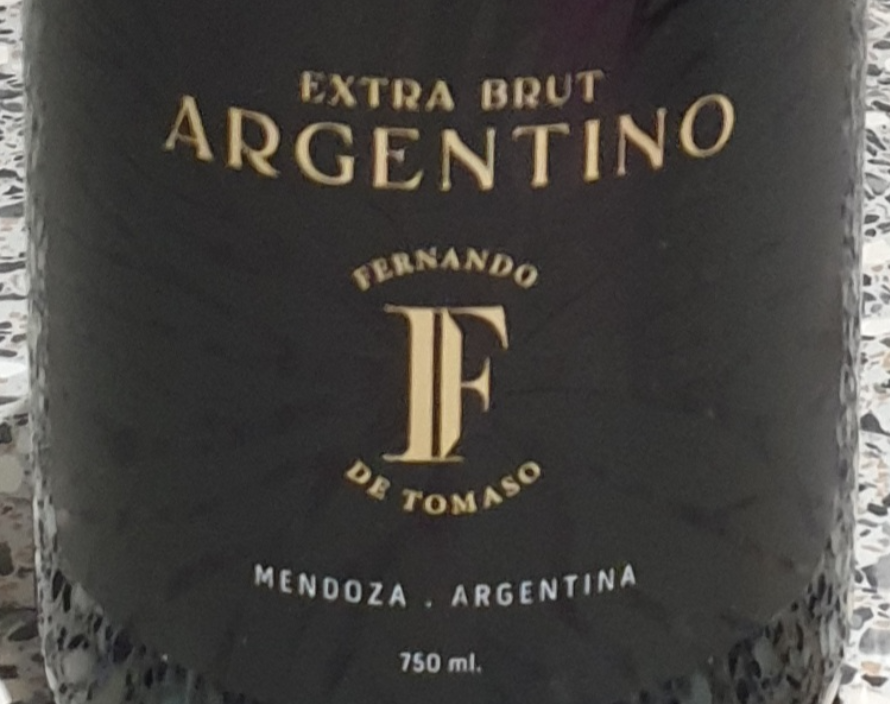 Espumante Blanco ARGENTINO Extra Brut – Mendoza, Argentine – 75 CL RETRAIT DRIVE