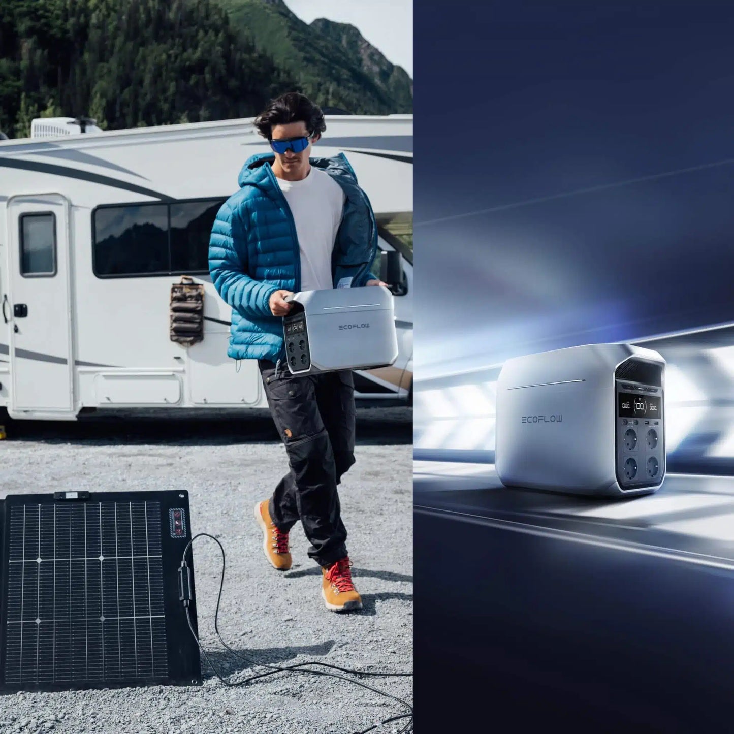 Delta 3 PLUS – ECOFLOW – 1024 Wh - 1000W de panneau solaire
