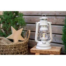 Lampe-tempête Feuerhand 276 Écru (huile pour lampe 1L fourni)