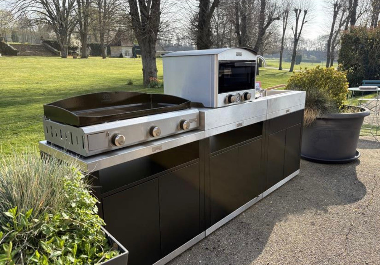 Plancha Amalia PRO Gaz 375 Inox