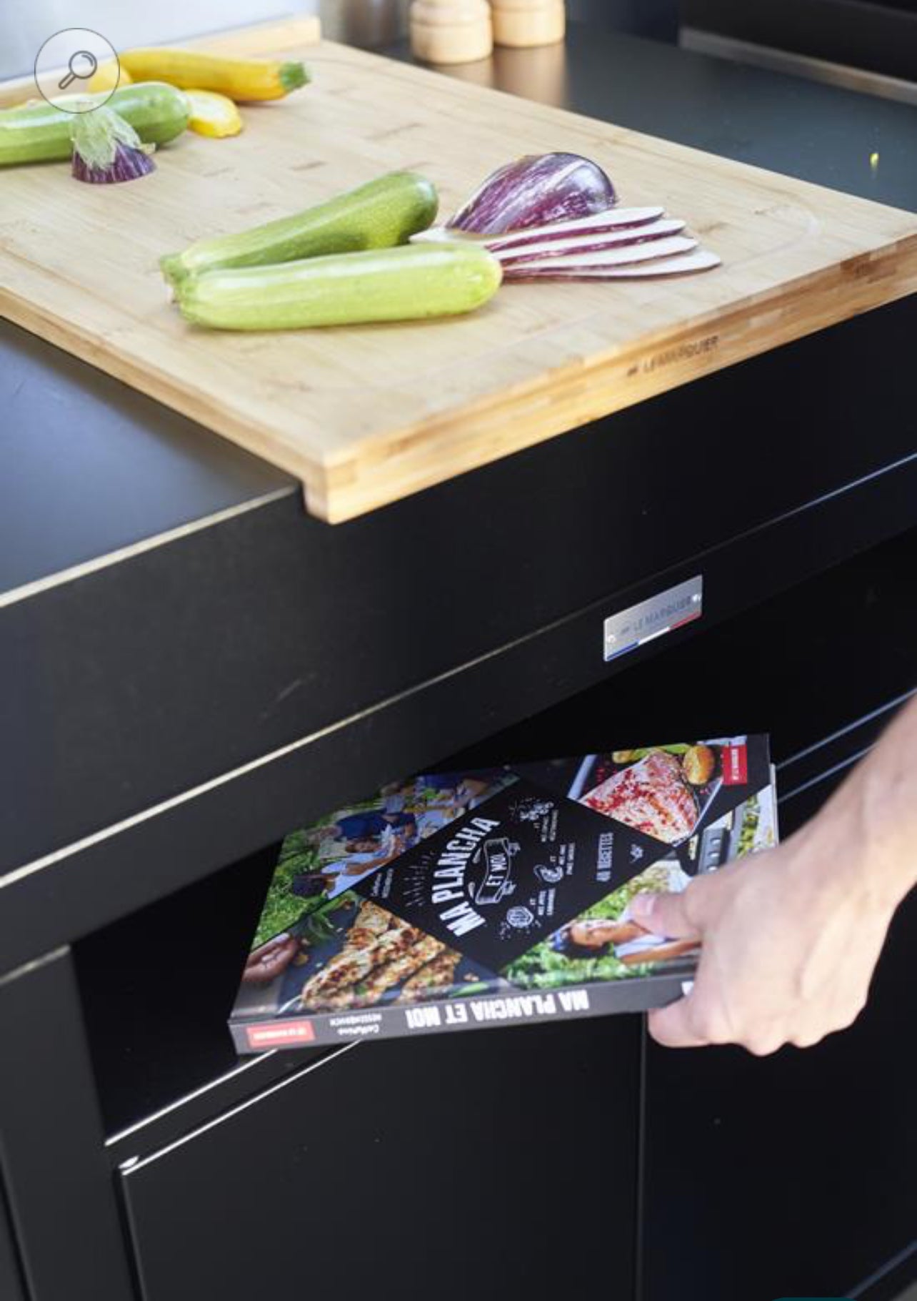 Cuisine 3 Eléments Avec Crédences Noir