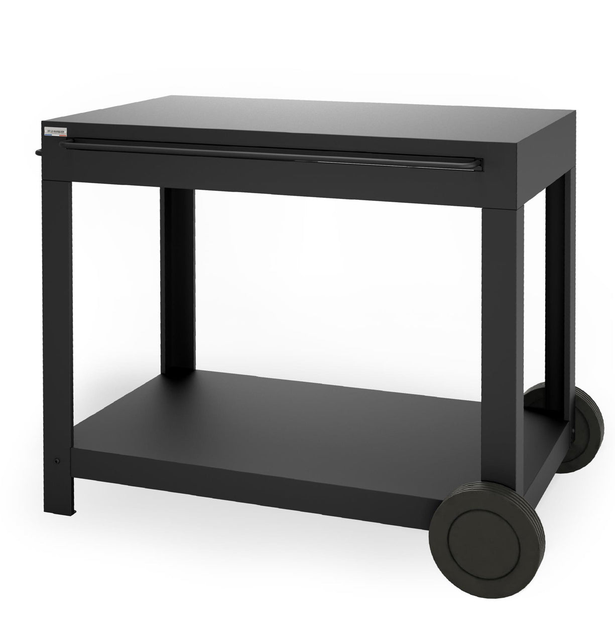 Desserte Exclusive Ingenieuse Acier Noir