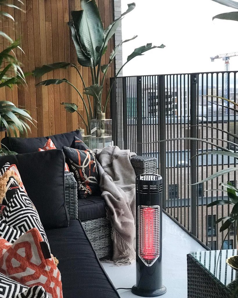 IMUS Chauffe-Terrasse Infrarouge Coloris Noir