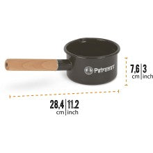 Petromax Poêlon en émail noir 0,5 litre