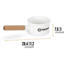 Petromax Poêlon en émail blanc 0,5 litre