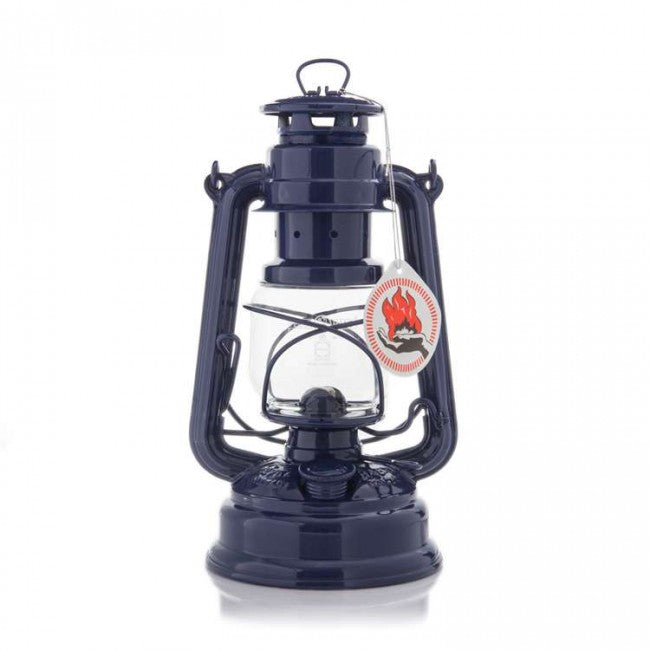 Lampe-tempête Feuerhand 276 bleu cobalt (huile pour lampe 1L fourni)