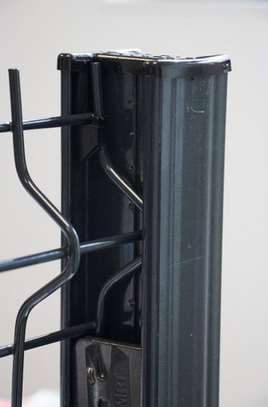 Poteau Pour Panneau Gris Anthracite Ral 7016