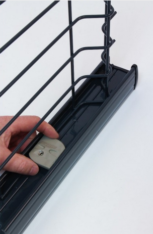 Clip Aluminium Pour Poteau Vert Ral 6005