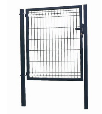 Portillon Grillagé Occultable - 1M X 1.50M - Gris Anthracite Ral 7016