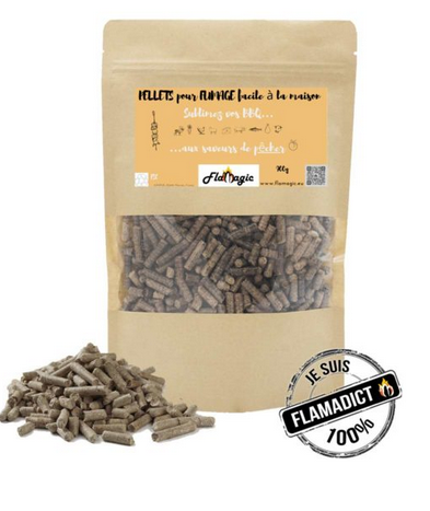 Pack Promo Kit Fumage "Le Petit Fumoir Pour Barbecue" + Pellets De Pêcher