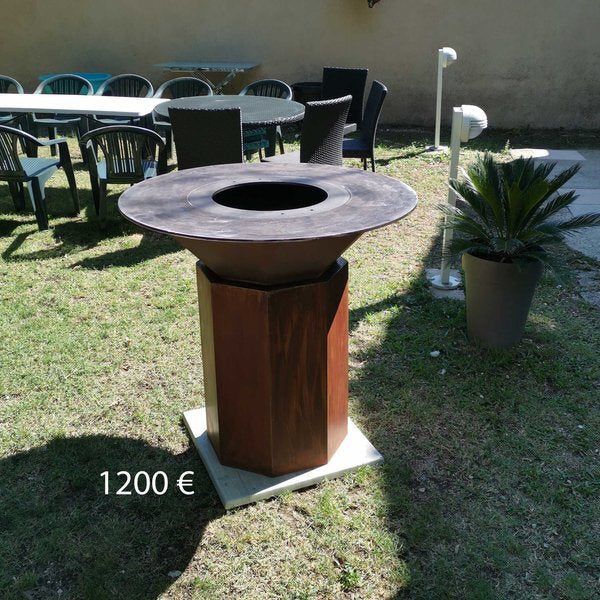 Brasero Rouille Naturel Gamme Silver