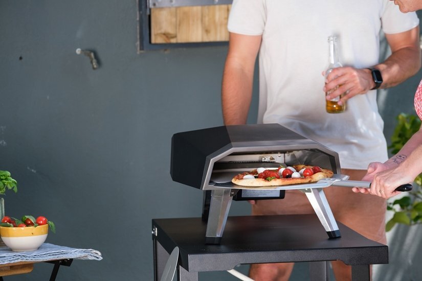 Offre Noel Four À Pizza 12 Pouces Gaz + Tuyau Souple + Pelle A Pizza + Roulette A Pizza + Housse