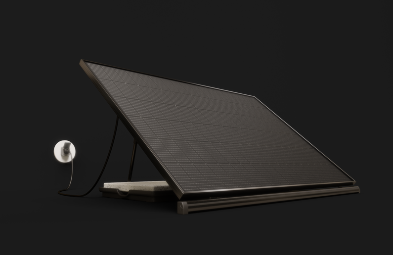 Sunology Play 1 Panneau Pose Au Sol