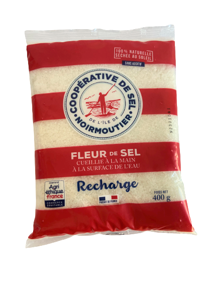 Fleur De Sel Sachet Recharge 400 G Nature & Progrès Agri-Éthique