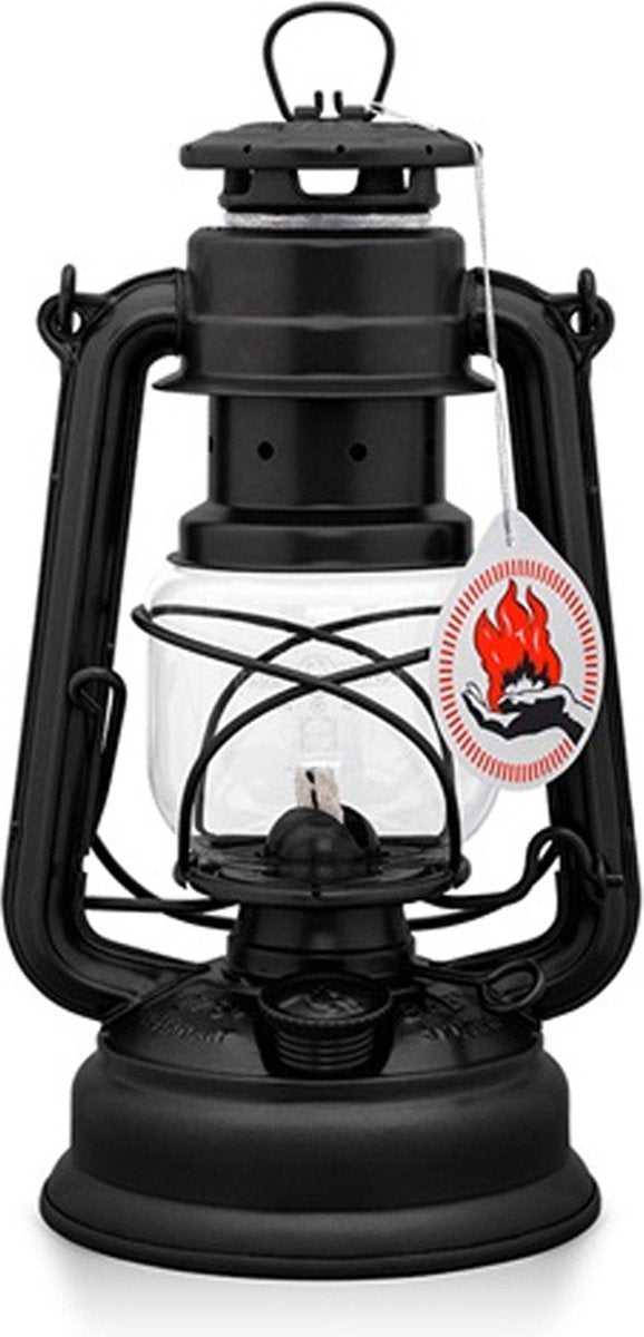 Lampe-tempête Feuerhand 276 noir foncé (huile pour lampe 1L fourni)