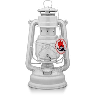 Lampe-tempête Feuerhand 276 blanc pur (huile pour lampe 1L fourni)