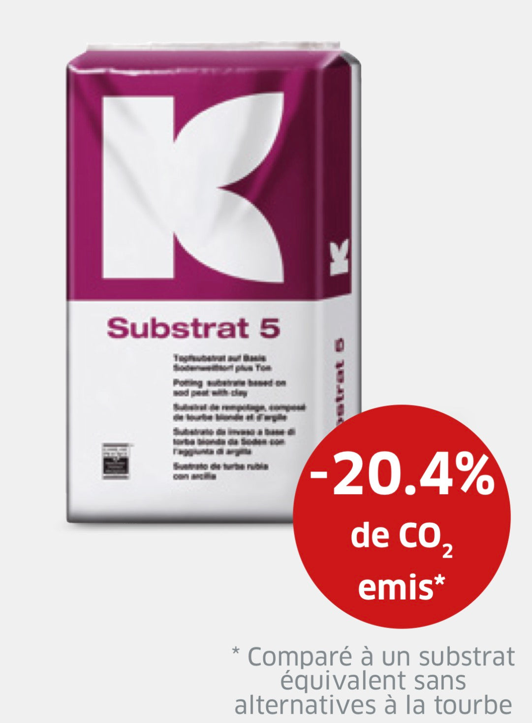 Substrat 5 Greenfibre ref 666 Klasmann Professional  Sac 45 L en RETRAIT DRIVE