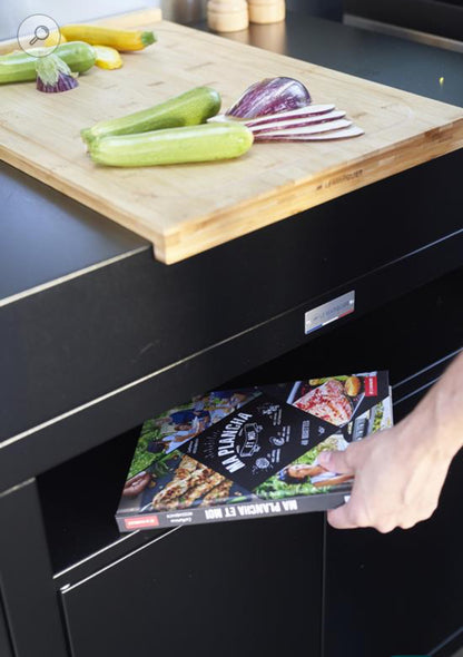 Cuisine 3 Eléments Avec Crédences Noir