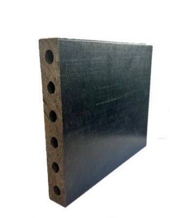 Lame de soubassement en bois composite – Anthracite RAL 7016 – Renforcée