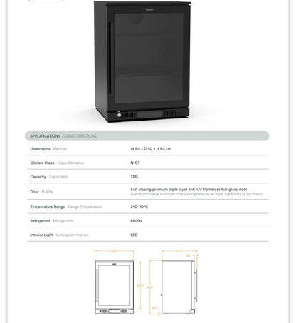 FRIGO Tropicalisé -10°C et +45°C encastrable Module FRIGO LE MARQUIER