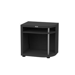 Meuble CUISSON ARRONDI DROITE Noir