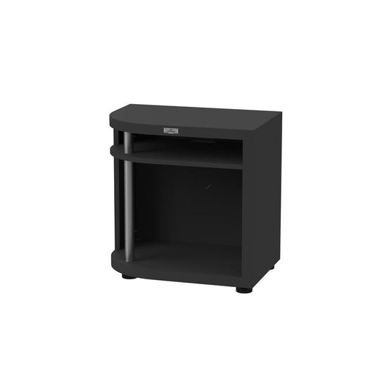 Meuble CUISSON ARRONDI GAUCHE Noir