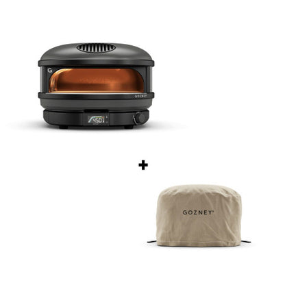 Pack four à pizza gaz Arc Noir + housse - GOZNEY