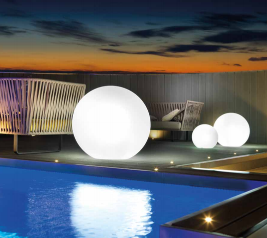 Sphere Lumineuse Ø 40 Cm Batterie Induction Rgbw Led