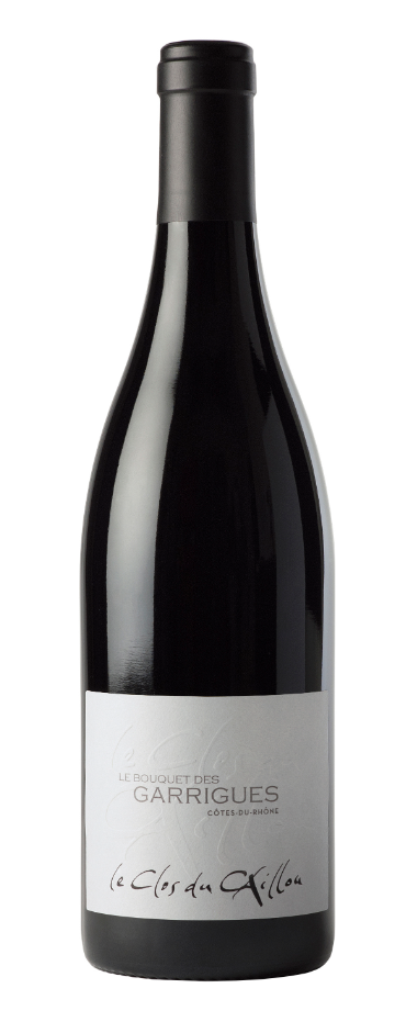 Le Clos Du Caillou - Le Bouquet Des Garrigues Rouge 2019 Aoc Côtes Du Rhône - Carton De 6 Bouteilles De 75 Cl - Vin Biologique Certifié Fr-Bio 10 - 15°