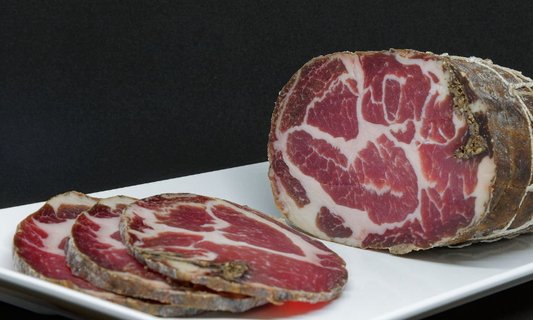 Charcuterie Sèche : Coppa Lomzo Longe Séchée : Sous Vide Tranché Par 100G