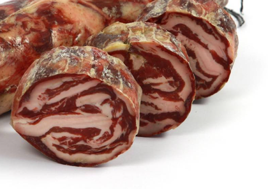 Charcuterie Sèche : Ventrèche Séchée Plate Ou Roulée : Sous Vide Tranché Par 100G