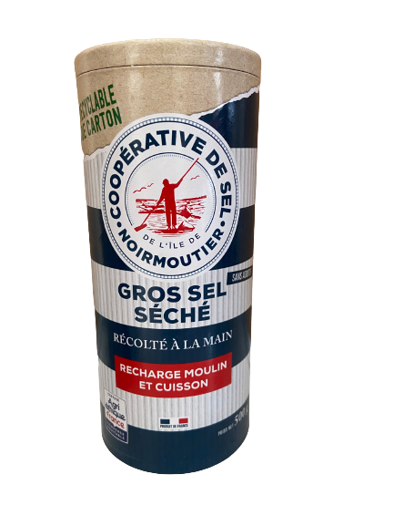 Boite Verseuse De Gros Sel Séché Spécial Moulin & Cuisson Nature & Progrès Agri-Éthique : 100% Recyclable, 92% En Carton